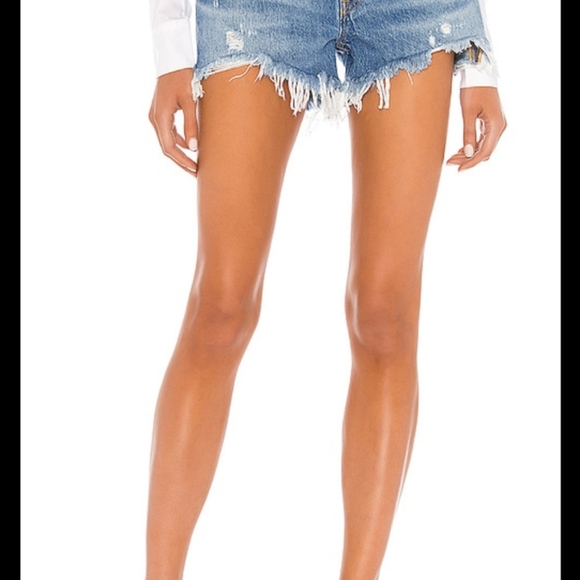 Levi's Pants - Levi's 501 shorts distressed sexy button up HIGH